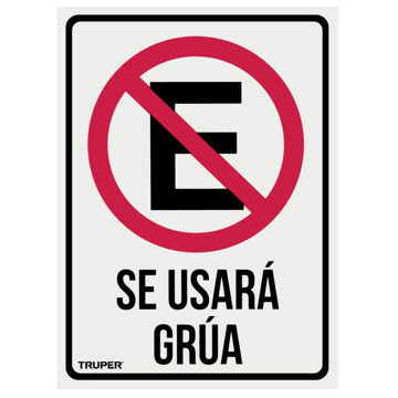 Imagen de CARTEL NO ESTACIONARSE 25 X 34 CM TRUPER