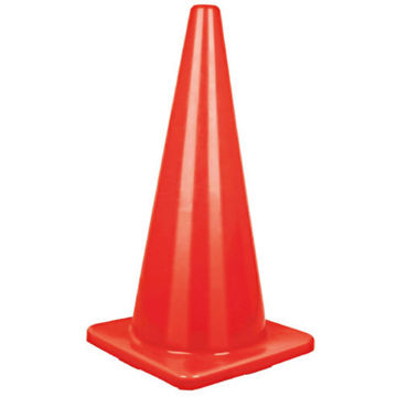 Imagen de CONO SEGURIDAD FLEXIBLE 70CM TRUPER