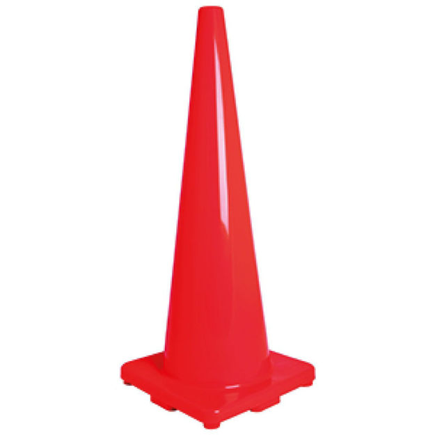 Imagen de CONO SEGURIDAD FLEXIBLE CON REFLECTIVO 90CM TRUPER