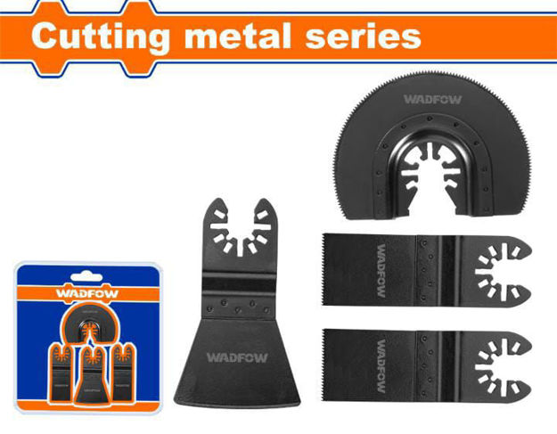 Imagen de SET 4 SIERRAS PARA CORTE METAL MULTIFUNCIÓN WADFOW