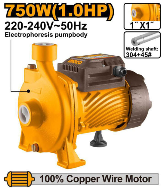Imagen de BOMBA CENTRIFUGA 220-240V 750W INGCO