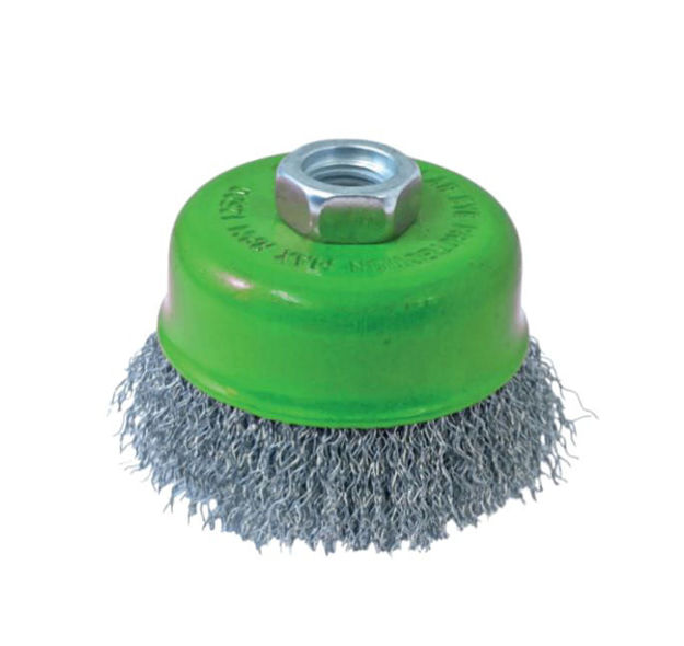 Imagen de CEPILLO COPA ONDULADO INOX 80MM INECO