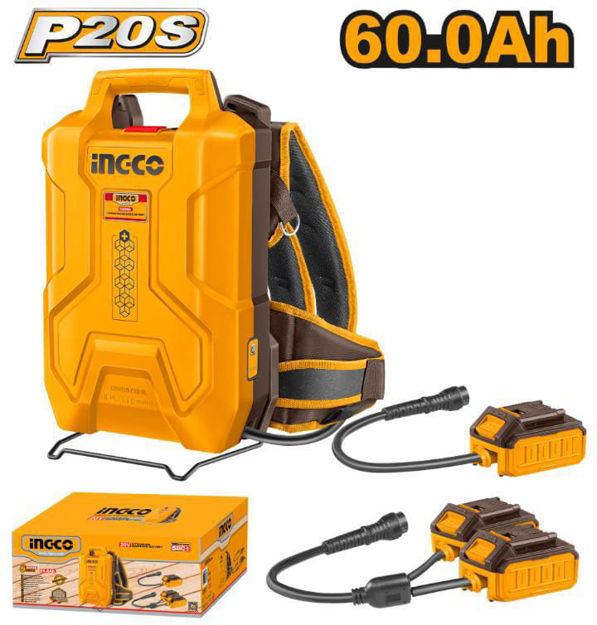 Imagen de BATERIA DE MOCHILA 60.0AH INGCO