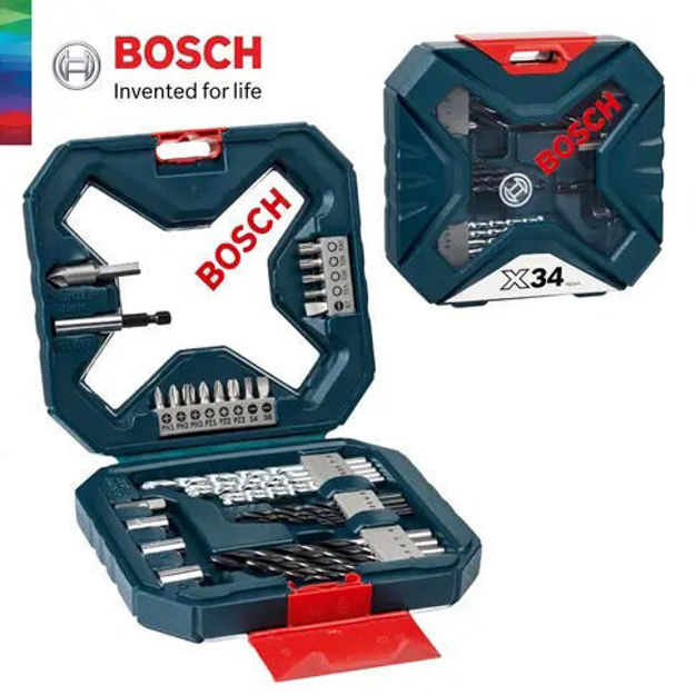 Imagen de SET DE PUNTAS Y MECHAS MIXTO 34 PIEZAS BOSCH