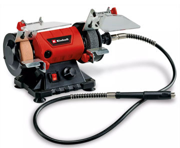 Imagen de AMOLADORA DE BANCO CON FLEXIBLE 120W TC-XG 75 KIT EINHELL