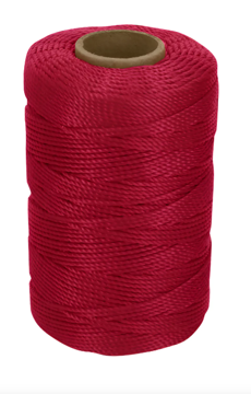 Imagen de HILO POLIPROPILENO ALBAÑIL ROJO 165M TRUPER