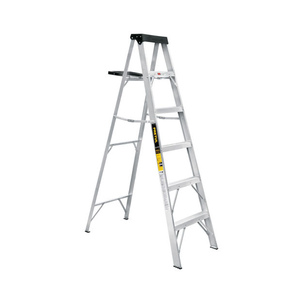 Imagen de ESCALERA ALUMINIO TIJERA 5 ESCALONES EST-35P PRETUL