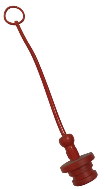 Imagen de GUARDAPOLVO 1/2" PARA ACOPLE HEMBRA ROJO