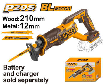 Imagen de SIERRA SABLE BATERIA 20V (CARCAZA) INGCO