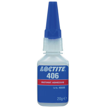 Imagen de ADHESIVO INSTANTÁNEO CURADO EXTRA RÁPIDO 20G 406/40 LOCTITE