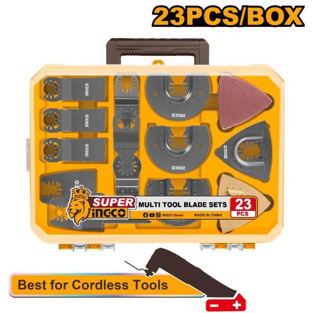 Imagen de KIT 23 ACCESORIOS PARA MULTI HERRAMIENTA INGCO