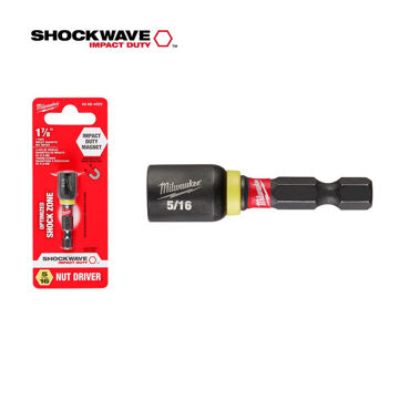 Imagen de ADAPTADOR MAGNÉTICO ENCASTRE 1/4" HEXAGONAL 5/16" MILWAUKEE