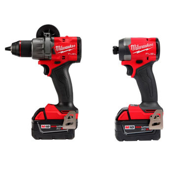 Imagen de COMBO TALADRO + ATORNILLADOR BATERÍA 18V MILWAUKEE
