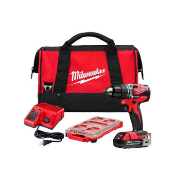 Imagen de TALADRO CON PERCUTOR 18V 1 BATERÍA 2AH 2802-159CPO MILWAUKEE