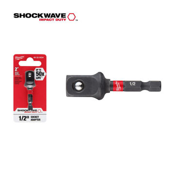 Imagen de ADAPTADOR 1/4" HEXAGONAL ENCASTRE 1/2" MILWAUKEE