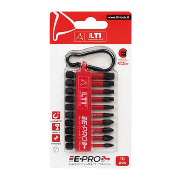 Imagen de SET 10 PUNTAS ATORNILLADOR IMPACTO LTI