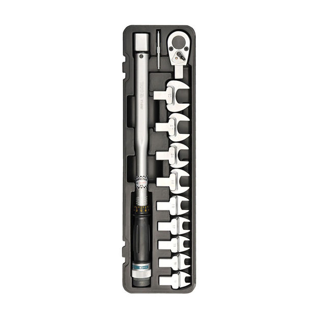 Imagen de TORCÓMETRO 1/2" 40-210NM CON 12 CABEZAS YATO