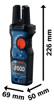 Imagen de PINZA AMPERIMÉTRICA GANCHO GFM 1000-15 BOSCH