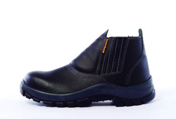 Imagen de BOTIN NEGRO ELASTIZADO SIN CORDONES TALLE 37 WORKSAFE