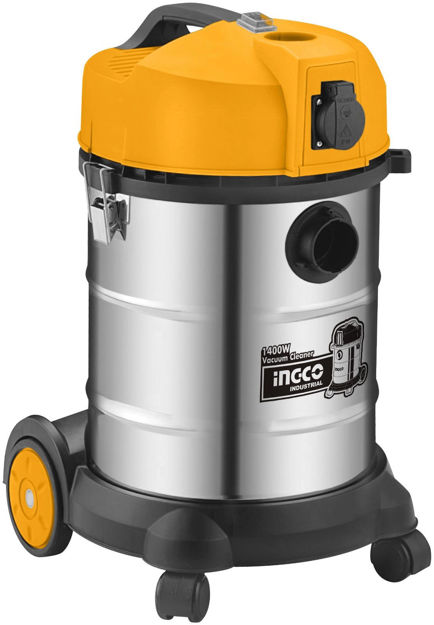 Imagen de ASPIRADORA 30 LITROS 1300W TANQUE DE ACERO INGCO