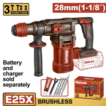 Imagen de ROTOMARTILLO SDS-PLUS BATERÍA 25V (CARCAZA) OSBURK