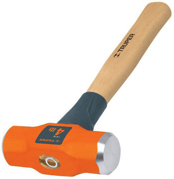Imagen de MACETA ACERO OCTAGONAL CON MANGO MADERA 12" TRUPER