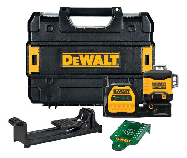 Imagen de NIVEL LASER 3 LINEAS CRUZADAS 360V 100M DEWALT