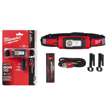 Imagen de LINTERNA LED PARA CASCO RECARGABLE 2116-21 MILWAUKEE