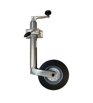 Imagen de PIE DE APOYO CON RUEDA MANIVELA HORIZONTAL