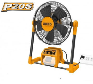 Imagen de VENTILADOR BATERÍA 20V / 220V (CARCAZA) INGCO
