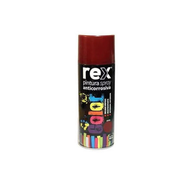 Imagen de ESMALTE AEROSOL ANTIÓXIDO ROJO 400ML REX