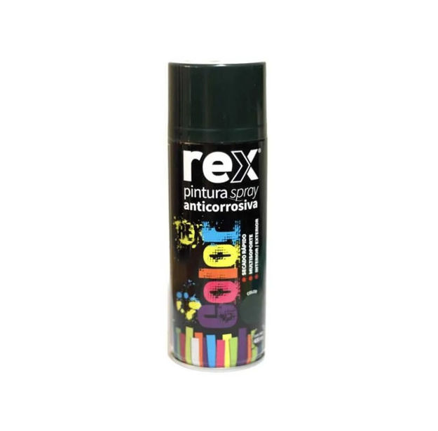 Imagen de ESMALTE AEROSOL ANTIOXIDO VERDE 400ML REX